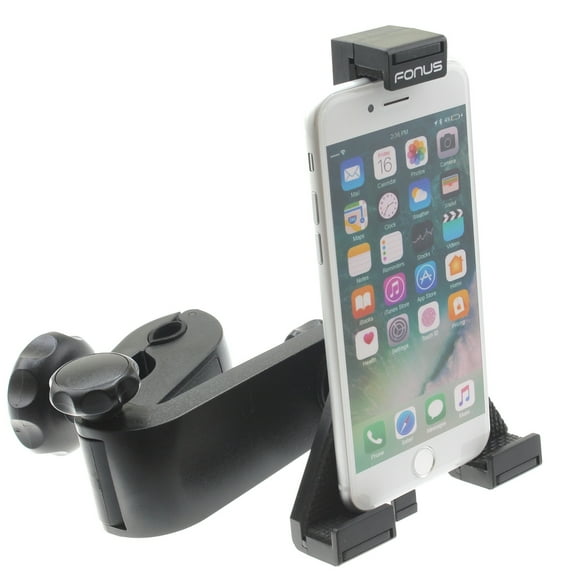 Headrest Car Mount for T-Mobile REVVL 6 PRO 5G Phone - Holder Back Seat Cradle Swivel Dock A2V Compatible With REVVL 6 PRO 5G