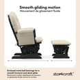 thumbnail image 4 of Storkcraft Hoop Glider and Ottoman, 4 of 12