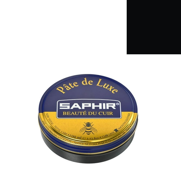 Esmalte para zapatos SAPHIR Pate de Luxe, 100 ml, pasta negra