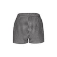 thumbnail image 6 of Erwazi Women's Loungewear Set Cotton Plaid Short Sleeve Tie Front Cardigan Top and Shorts 2 Piece Pajama Sets, 6 of 9