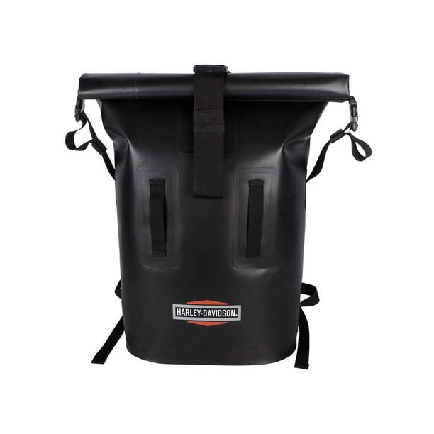 HarleyDavidson Waterproof Coated Polyester Dry RollTop Backpack