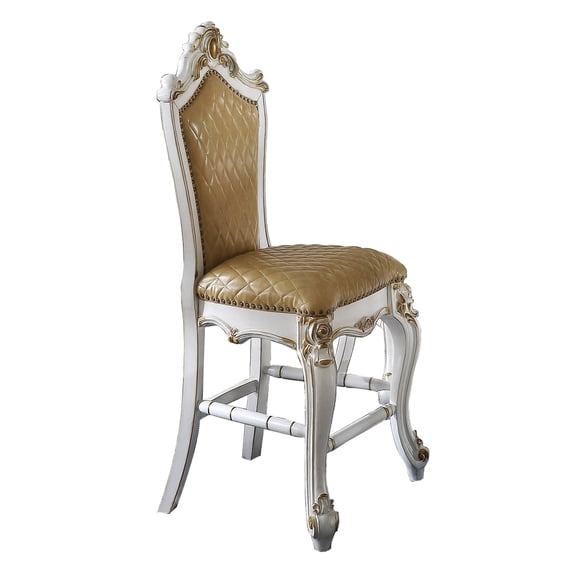 Newboti Furniture Butterscotch and Antique Pearl Armless Counter Height Chairs (Set-2) 23429