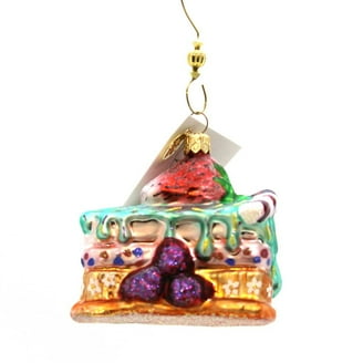 Christopher Radko Company 5.50In Cherry Ice Cap, Glass, Ornament