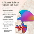 thumbnail image 3 of Herramientas faciales Gua Sha Kitsch para drenaje linfático de acero inoxidable, 3 of 8