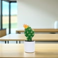 thumbnail image 3 of IFANLANDOR 3Pcs Simulation Cactus Decor Cactus Shape Plastic for Indoor Greenery and Home Decor, 3 of 8
