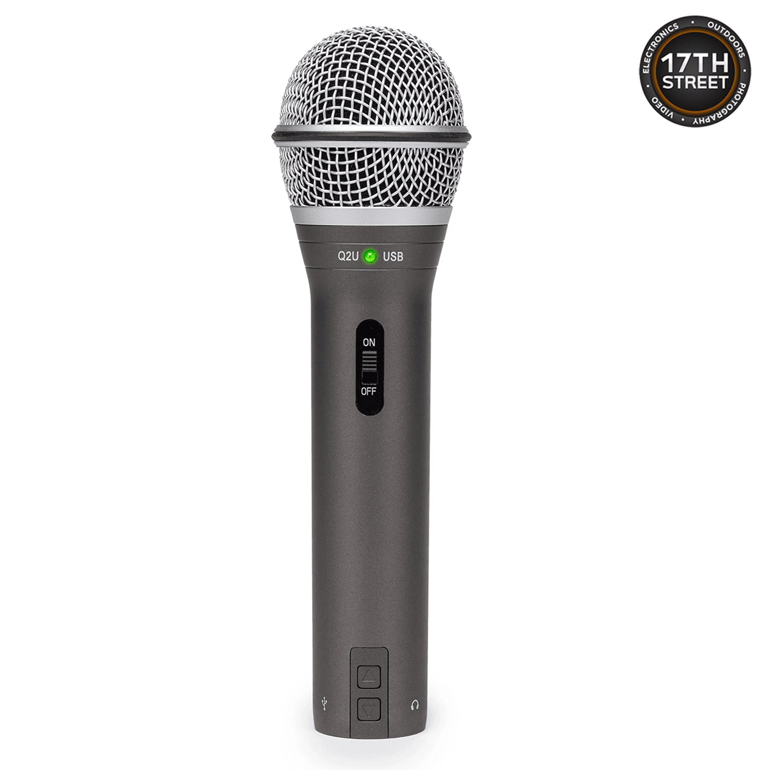 SAMSON Q2U USB/XLR Connectivity Dynamic Microphone with Accessories - PS04 Gooseneck Microphone Pop Filter, SR350 Over-Ear Stereo Headphone, Boom Arm Microphone Mic Stand & Cleaning Cloth - Bundle