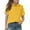 Earthy Yellow, variant on CCRFTGI Polo Shirts for Girls Summer Classic Fit Print Uniform Top Golf Tennis Collared Polo Shirts Fashion Short Sleeve Tops Black 110