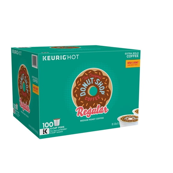 The Original Donut Shop K-Cup Coffee Pods, Medium Roast, 100 Count for Keurig Brewers