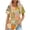 Yellow B, variant on Enjoytime Blouses for Women Dressy Casual Fashion Flower Graphic Short Sleeve Scoop Neck T Shirts Tops Summer Loose Soft Dailywear Streetwear Women Summer Vacation Outfits 2025