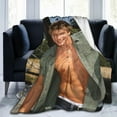 thumbnail image 2 of Chad Michael Murray Fleece Blanket Throw Blanket for Couch - Cozy Luxury Bed Blanket Microfiber and Throws for Sofa, 2 of 6