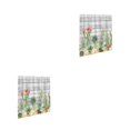 thumbnail image 3 of Billuyoard Encanto del baño campestre con cortinas de ducha Cortinas de ducha de baño modernas Type2 NO2, 3 of 6