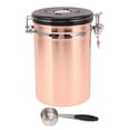 thumbnail image 1 of Food Storage Container,304 Stainless Steel Coffee Airtight Canister Coffee Bean Storage Container Seamless Integration, 1 of 8