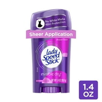 Lady Speed Stick Invisible Dry Antiperspirant Deodorant, Shower Fresh, 1.4oz