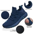 thumbnail image 2 of Feethit Women Running Shoes Slip on Comfortable Lightweight Walking Tennis Shoes Non Slip Hiking Work Gym Sneaker, 2 of 6