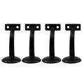 thumbnail image 1 of Home Stairway Support de Main Courante Rond 3-1/2 Po en Noir Satiné et Pack de 4, 1 of 2