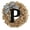 P, variant on Wooden Welcome Plaque, Casaio Unique Last Name Year Round Front Door Wreath With Bow Welcome Sign Garland Creative 26 Letter Farmhouse Wreath For Front Door Spring All Seasons Outside Hanger Decor