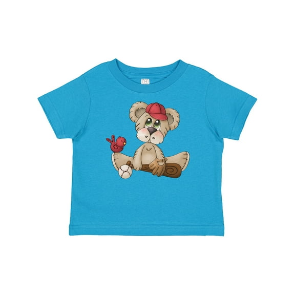 Inktastic Baseball Teddy Bear Boys Baby T-Shirt