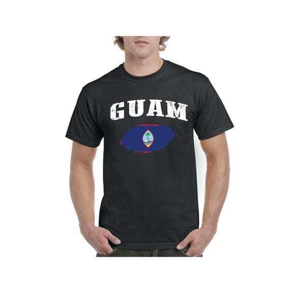 Men's T-Shirt Short Sleeve - Guam Flag