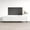 White, variant on Nova 3K TV Stand for TVs up to 85", Mid-Century Modern Matte 73" Entertainment Center, TV Media Console with Storage Cabinets
