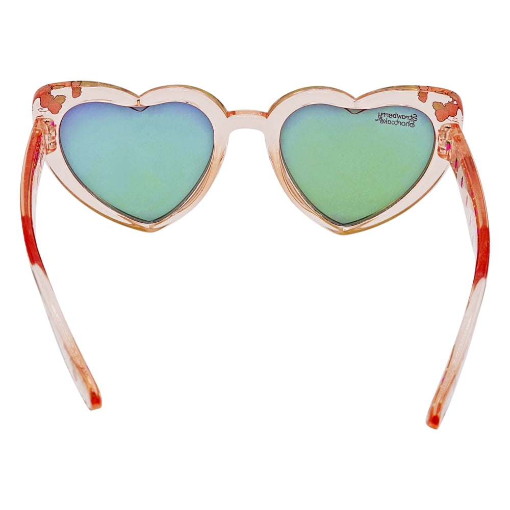 Kids Arkaid Strawberry Shortcake Pink Heart Frame Sunglasses