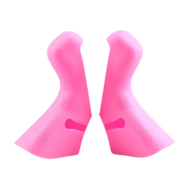 2 piezas de fundas para palanca de freno de bicicleta, fundas para palanca de cambios de bicicleta, fundas para manija Rosa
