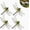 Yellow, variant on Wrongduck 4 Pcs 3D Artificial Dragonfly Decor, Outdoor Hanging Ornament PVC Dragonfly Set with Clip and String for Garden Patio Yard Decorative Accessories