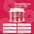 thumbnail image 2 of Celebrate Vitamins Bariatric Multivitamin Iron Free Chewables, Pineapple-Strawberry, 180 ct, 2 of 5