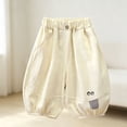 thumbnail image 4 of KyCheLot Cotton Sweatpants for Kids Full Length Elastic Waist Joggers with Pockets Trendy Cute Schoolwear, 4 of 9