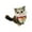 E, variant on XIANXIAN Realistic Baby Calico Cat Figurine - Lifelike Furry Kitten Statue, Plush Kitty Stuffed Animal Toy, Home Office Car Decor, Collectible Gift, Photo Prop