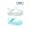 Clear Blue, variant on Wonder Nation Baby and Toddler Girls 2 Pack Jelly Sandal