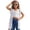 White, variant on Girls Lightweight Knit Cardigan Vest Openwork Half Length Cover Up Tee Summer Beach Sun, 9-10 Years, White