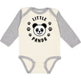 thumbnail image 3 of Inktastic Little Panda Boys or Girls Long Sleeve Baby Bodysuit, 3 of 5