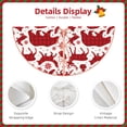 thumbnail image 3 of Sikiie red plaid Moose Bunny bear Christmas Tree Skirt, Christmas Tree Decorations, Christmas Decor, Tree Mat Decoration(30-48IN)-30", 3 of 6