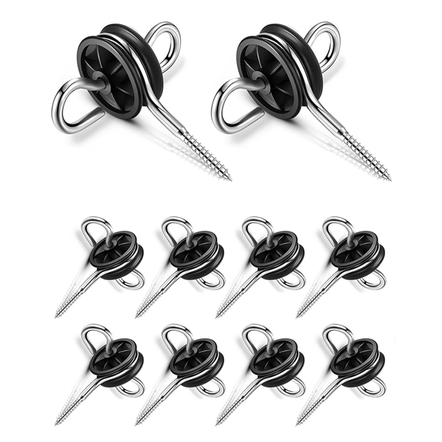 20Pcs Electric Fence Gate Handle Anchor Electric Fence Insulators Fence Wire Insulators for Electric Fence Wood Post