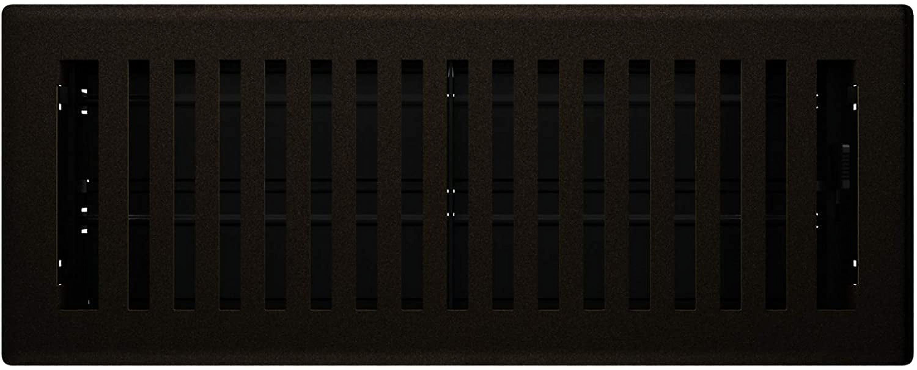 Imperial RG3435 Signature Series Floor Register, Bronze Age Montezuma, Steel, 4 x 12 In. - Quantity 1