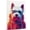 West Highland White Terrier, variant on Funny Colorful Animal Canvas Wall Art Print Paintings - Russell Terrier Dog Graffiti Picture Cool Wall Decor Ready to Hang for Bedroom Kids Room Size 8x12 Inches