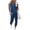 Dark Blue, variant on PRETTYGARDEN Women's Two Piece Outfit Sets Casual Summer Sleeveless Matching Lounge Wear Spring Travel Clothes Tracksuit