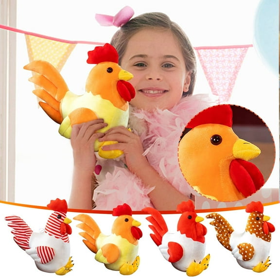 OEFNTAC Toys New Chicken & Cocky Rooster, Multicolor, Stuffed Toy Cute Anime Cocky Rooster Kids Toys