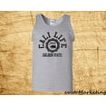 thumbnail image 2 of Golden State Men's Cali Life california republic Printed TankTop Soft and Comfy Tank Top, Lightweight Tank Top Gray Tank Top Small, 2 of 3
