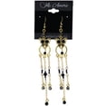 thumbnail image 2 of Mi Amore Butterfly Dangle-Earrings Gold-Tone/Black, 2 of 2