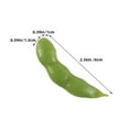 thumbnail image 3 of RENACLIPY Lifelike Fake Soybean Collectors Shop Decoration 12Pcs 2.4X0.6X0.4In, 3 of 6