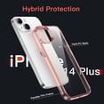 thumbnail image 3 of JETech Case for iPhone 14 Plus 6.7-Inch, Shockproof Phone Bumper Cover, Anti-Scratch Clear Back (Rose Gold), 3 of 6