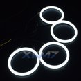 thumbnail image 4 of Angel Eyes para BMW E46 Coupe Convertible Cabrio Tuning Lente de xenón Faros delanteros Halo de algodón LED Anillos DTM Accesorio de luz de marcha atrás, 4 of 5
