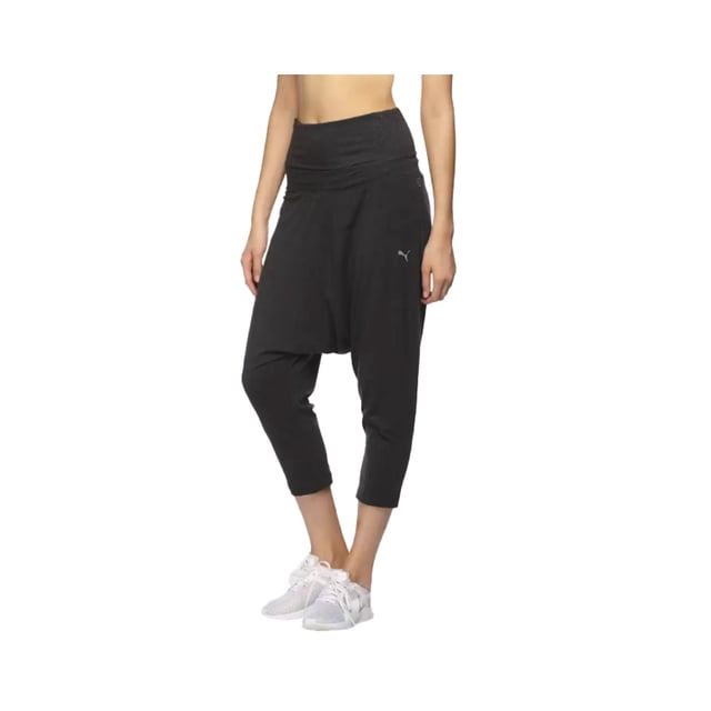 Pantalones para mujer Puma Capri con cortinas baile 3/4 pantalones de carbono.