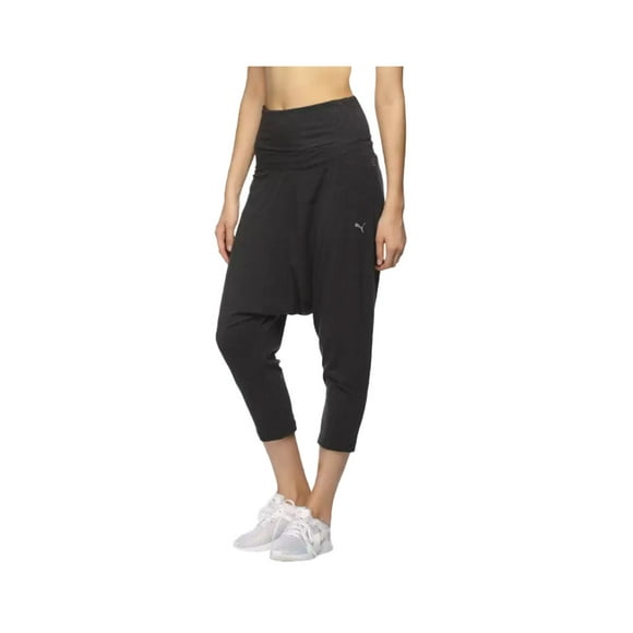 Pantalones para mujer Puma Capri con cortinas baile 3/4 pantalones de carbono.