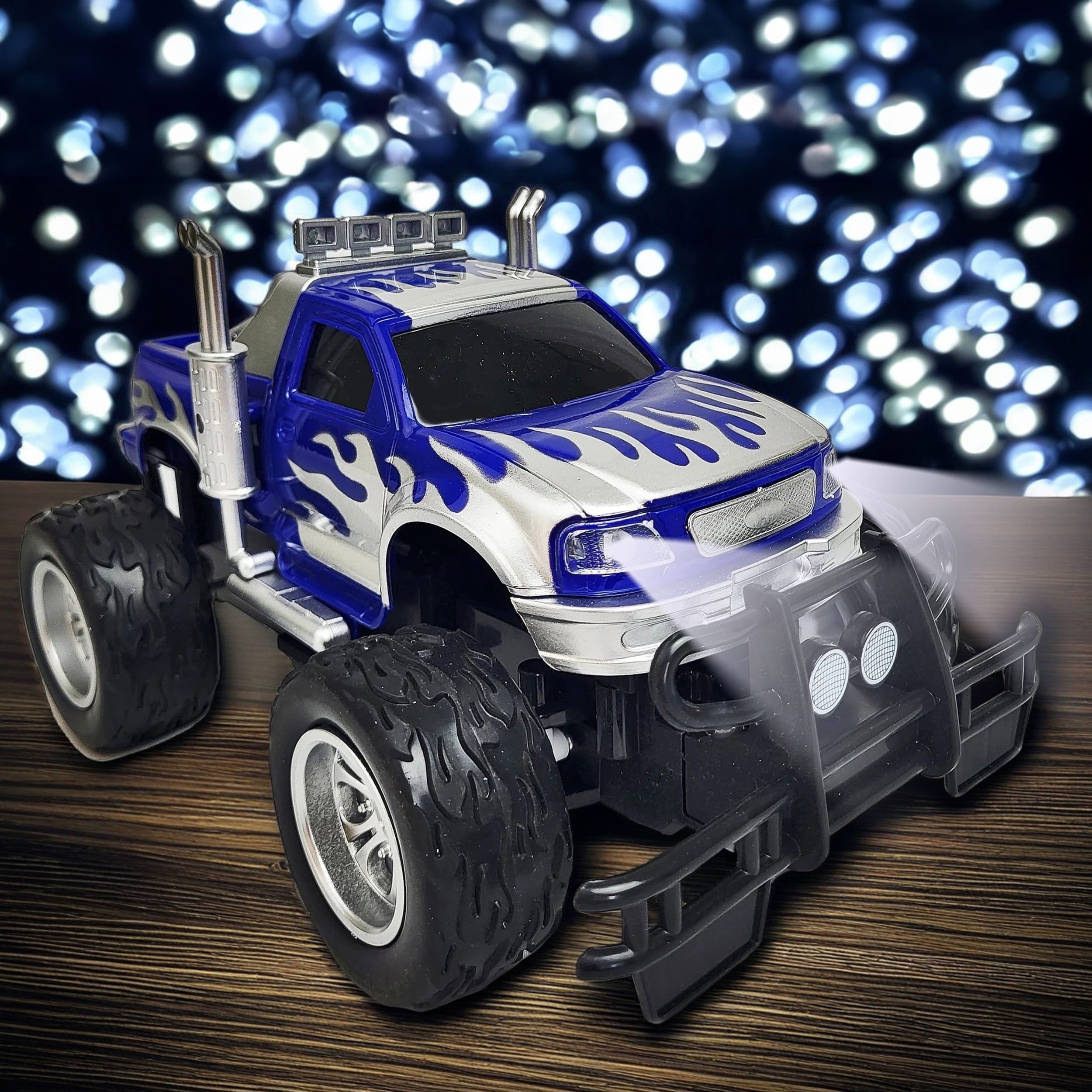 BLUE BLOCK Remote Control Full Function Extreme Flame Monster Truck