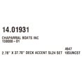 thumbnail image 4 of Chaparral Boat Raised Decals 14.01931 | Suncoast Deck Accent Blue (Set of 2), 4 of 4