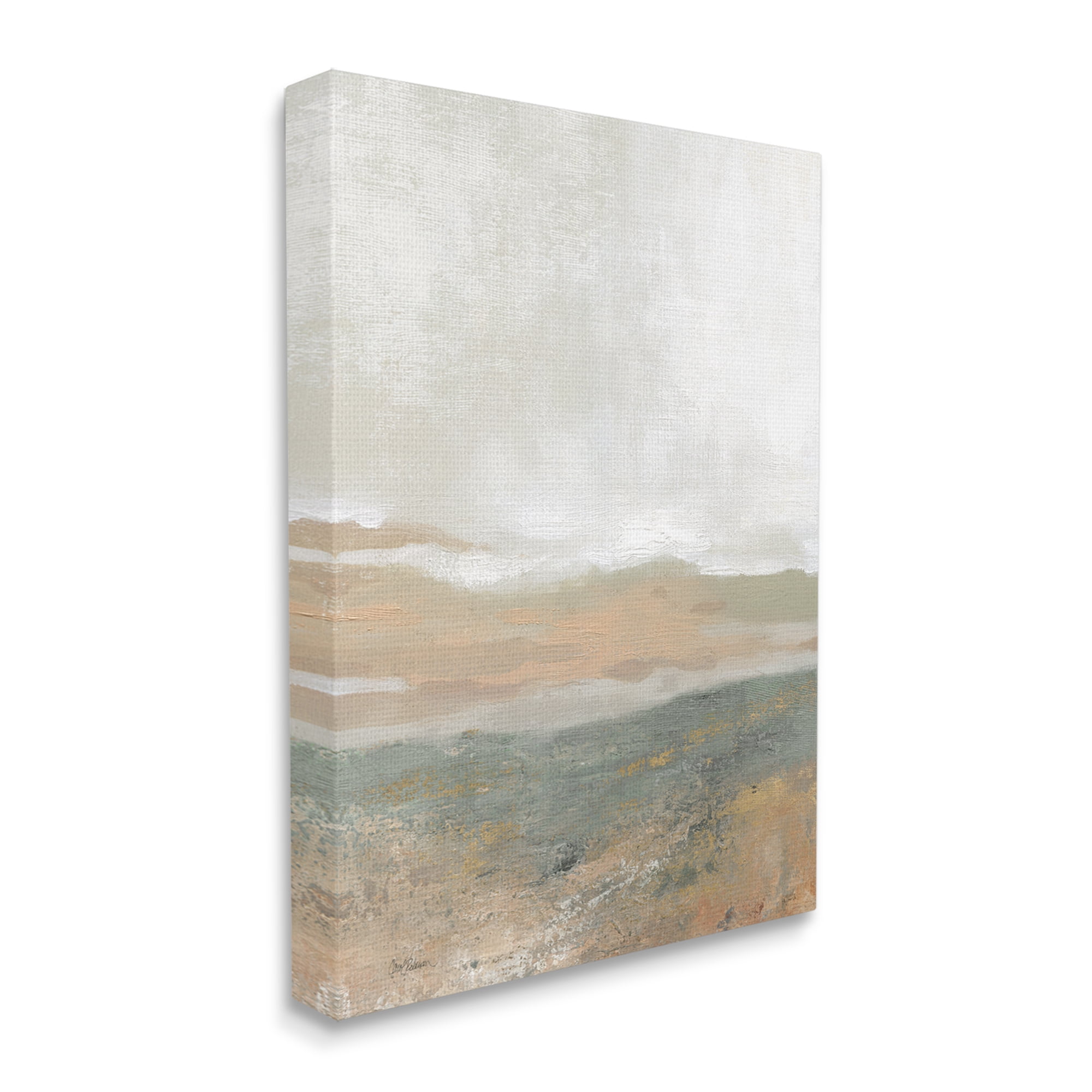 Stupell Industries Neutral Desert Abstraction Abstract Painting Gallery Wrapped Canvas Art Print Wall Art, 36 x 48