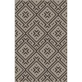 thumbnail image 1 of Mainstays tapis d’appoint intérieur moderne géométrique à motif losanges touffeté à la machine beige et noir, 29'' x 45'' , lavable à la machine, endos antidérapant, 1 of 5