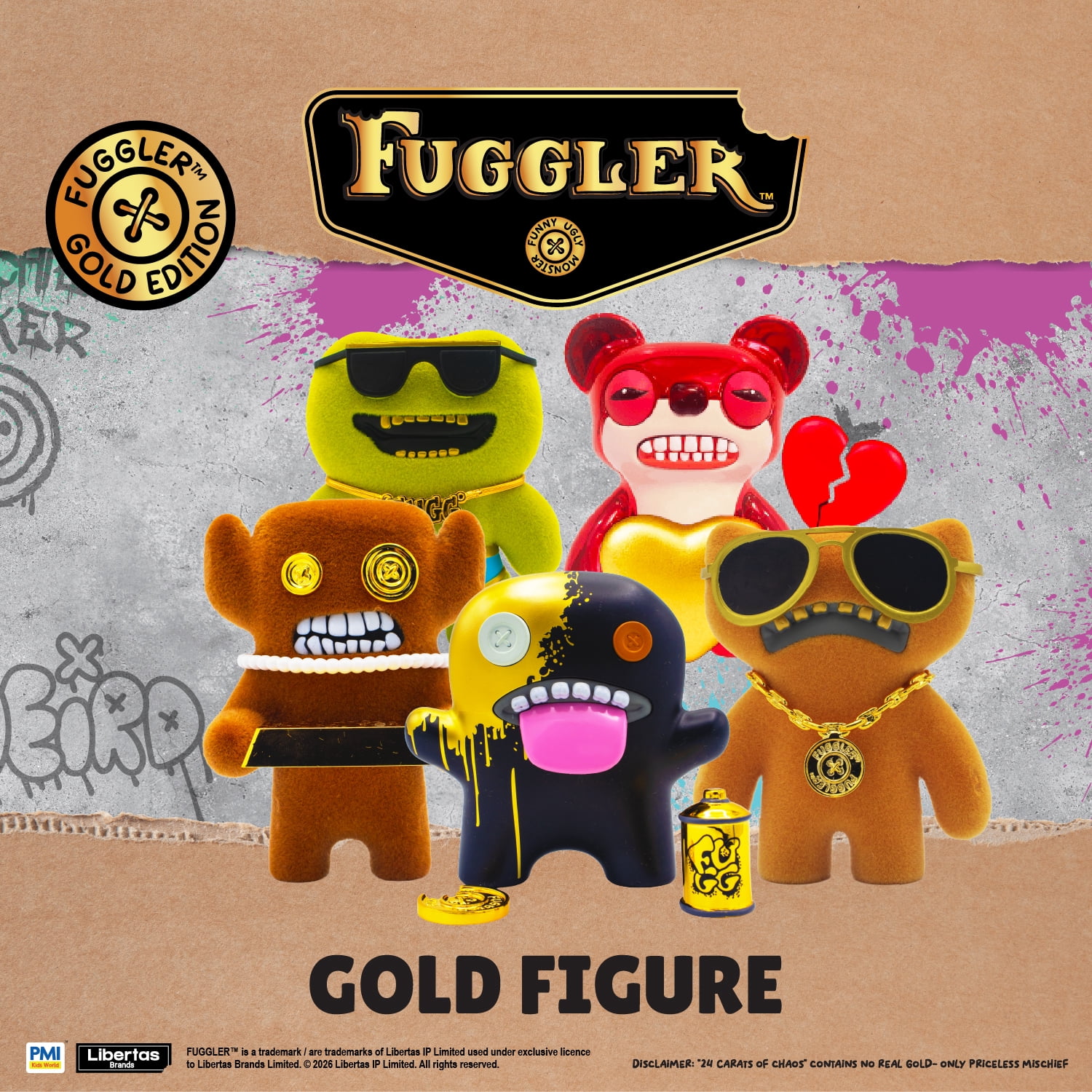 Fuggler Gold Edition 4.5 in Figures Blind Box 1 pack